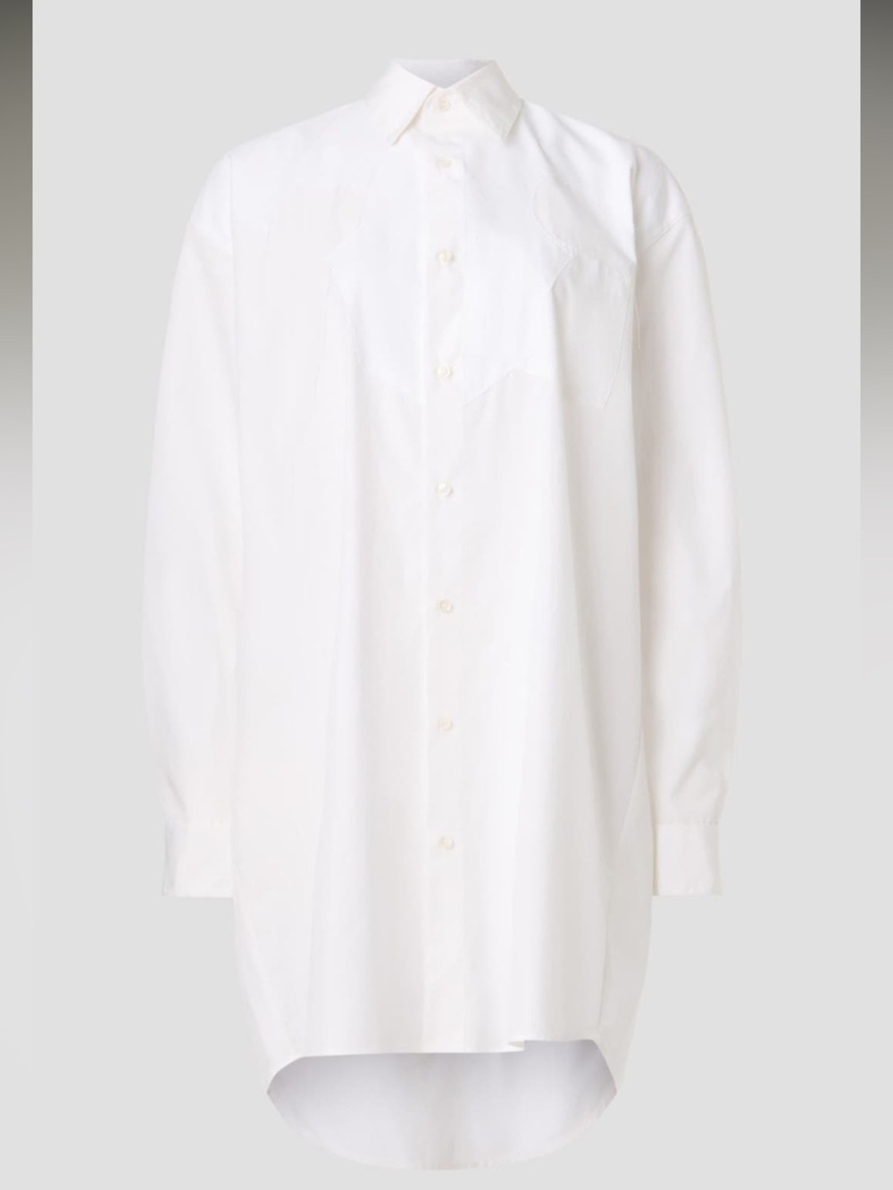 Maison Martin Margiela White Oversized Midi Shirt Dress - Picture 5 of 5